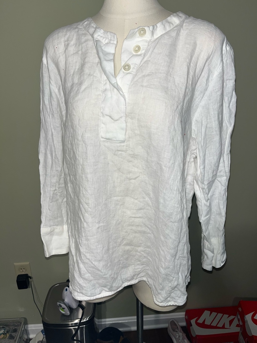 J Crew linen summer top